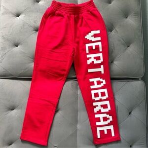 Vertabrae Red Sweatpants